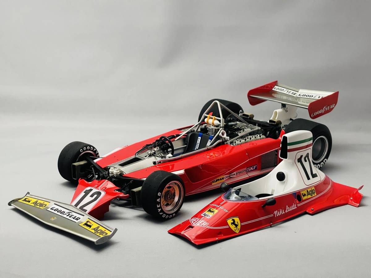 タミヤ1/12 フェラーリ312T 1975年モナコGPニキラウダ車完成品 タミヤ1/12 フェラーリ312T 1975年モナコGPニキラウダ車完成品