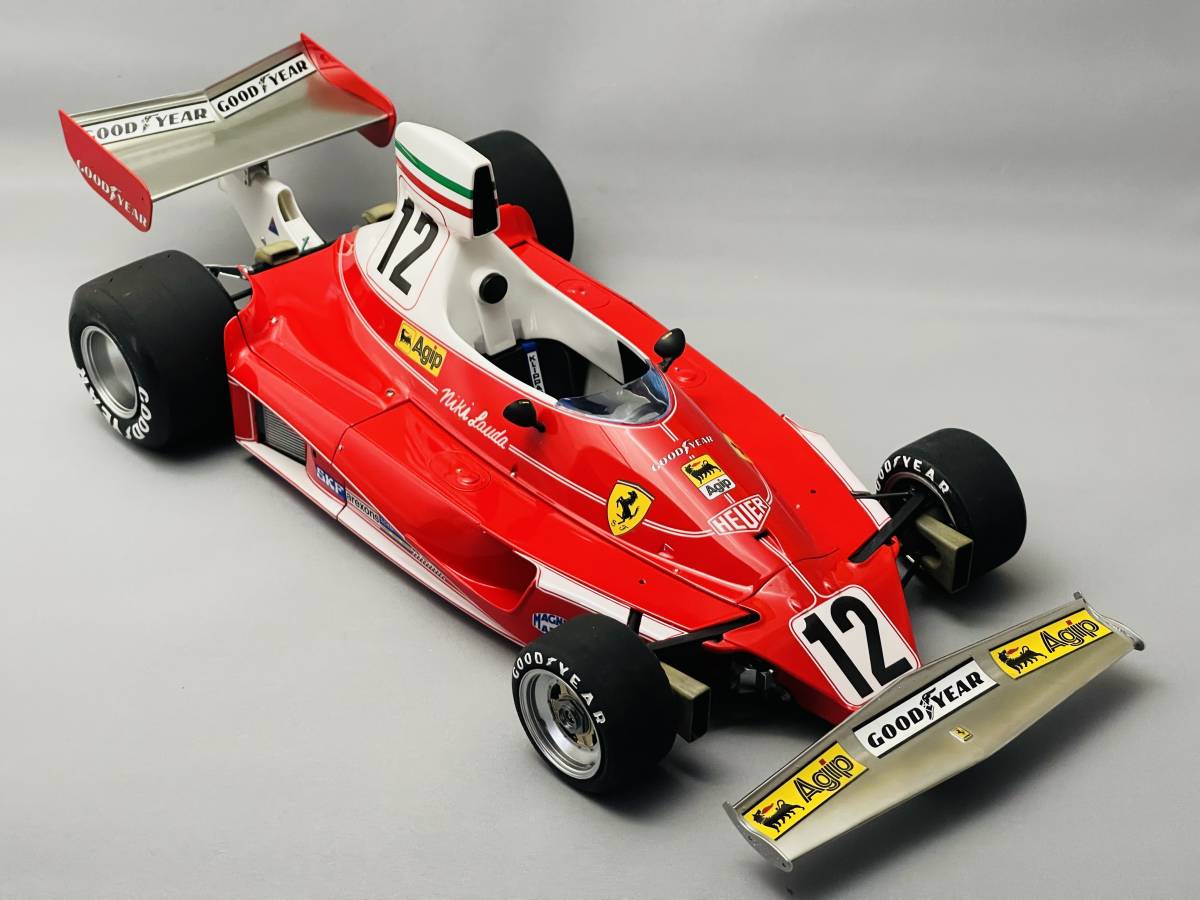タミヤ1/12 フェラーリ312T 1975年モナコGPニキラウダ車完成品 タミヤ1/12 フェラーリ312T 1975年モナコGPニキラウダ車完成品