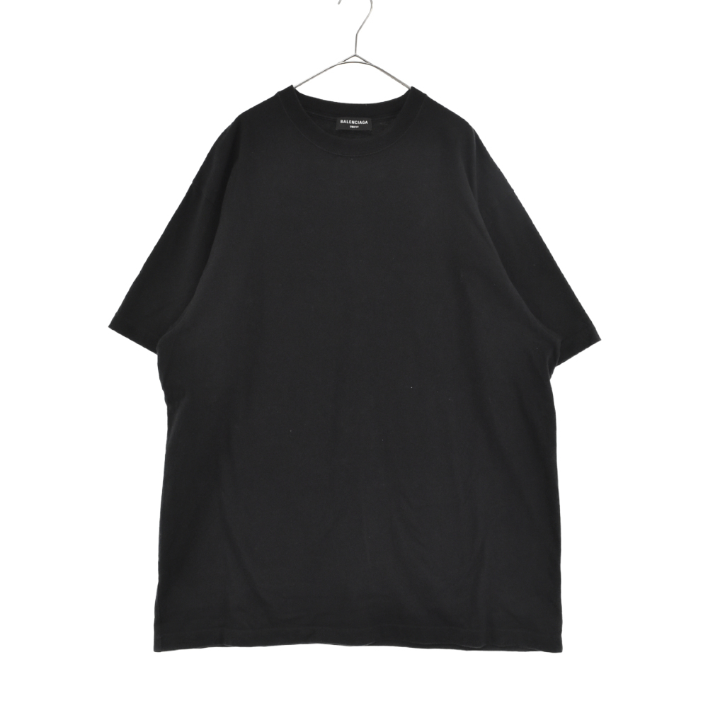 バレンシアガ オーバーサイズ Tシャツ ショートスリーブカットソー 651795 TAV04 ブラック
