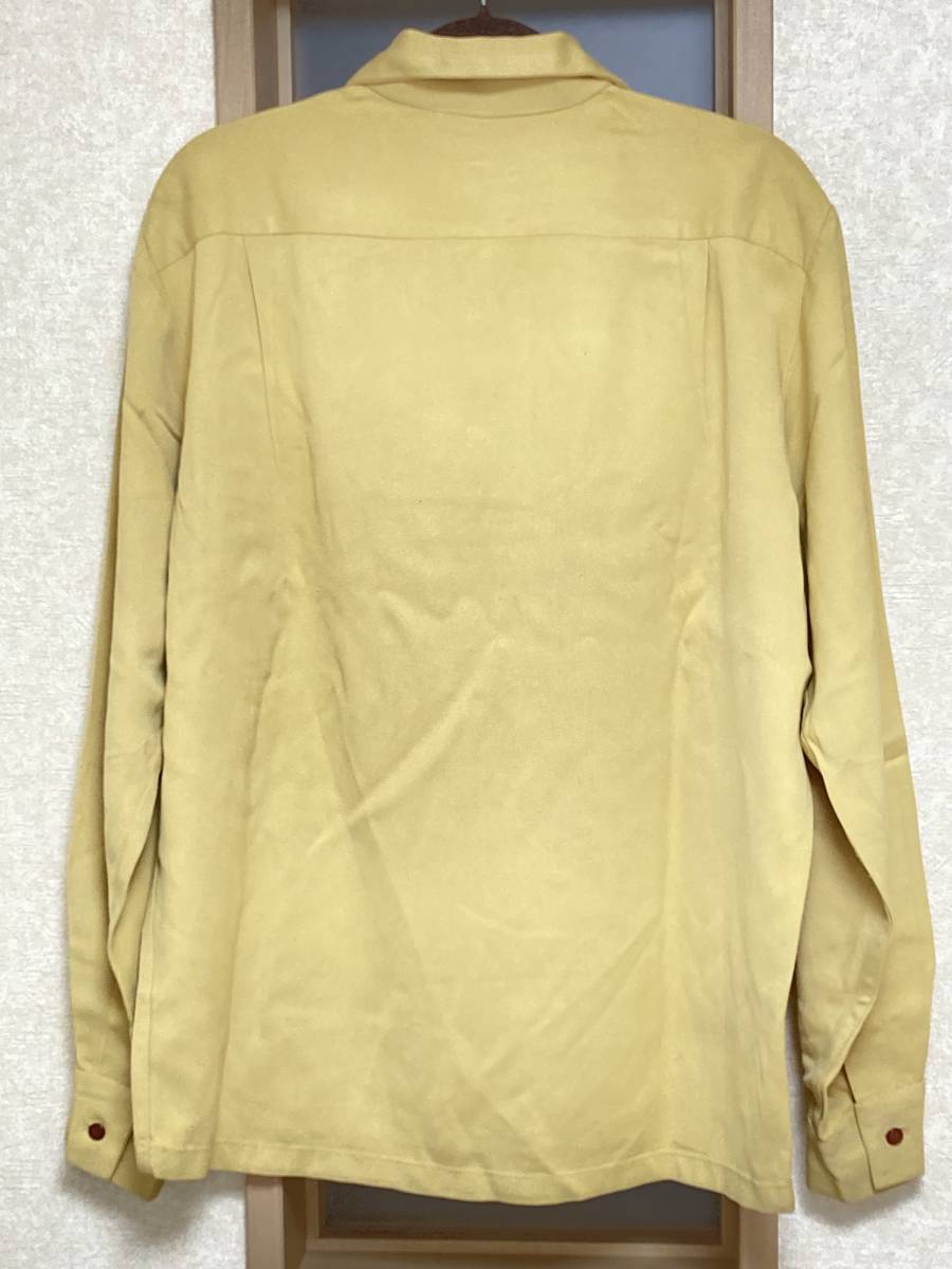 ◇50s ビンテージ レーヨンギャバジン 切替 プルオーバー シャツ