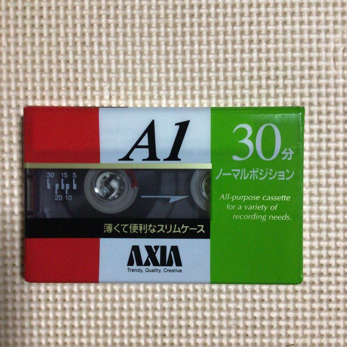 AXIA A1 SLIM 30【外箱付き】10パックx1 ノーマルポジション　カセットテープ10本セット【未開封新品】★_画像3