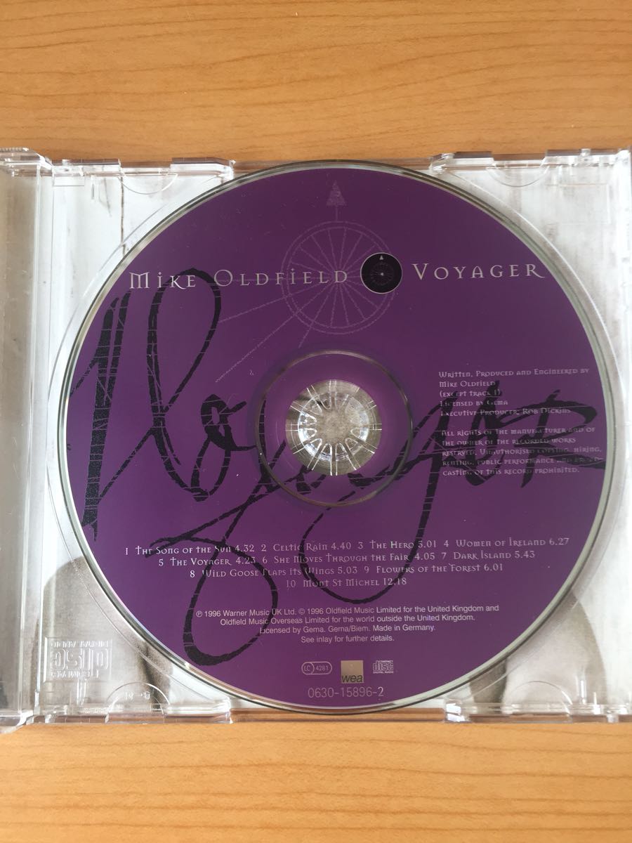 マイク・オールドフィールド VOYAGER ドイツ盤CD