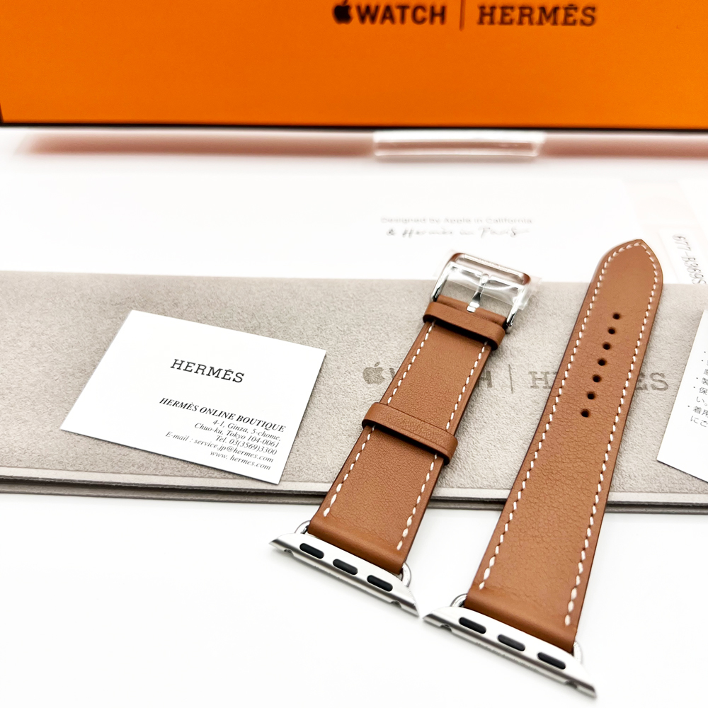 【極美品】アップルウォッチ エルメス Apple Watch Hermes シンプルトゥール レザーバンド 送料無料 送料込み