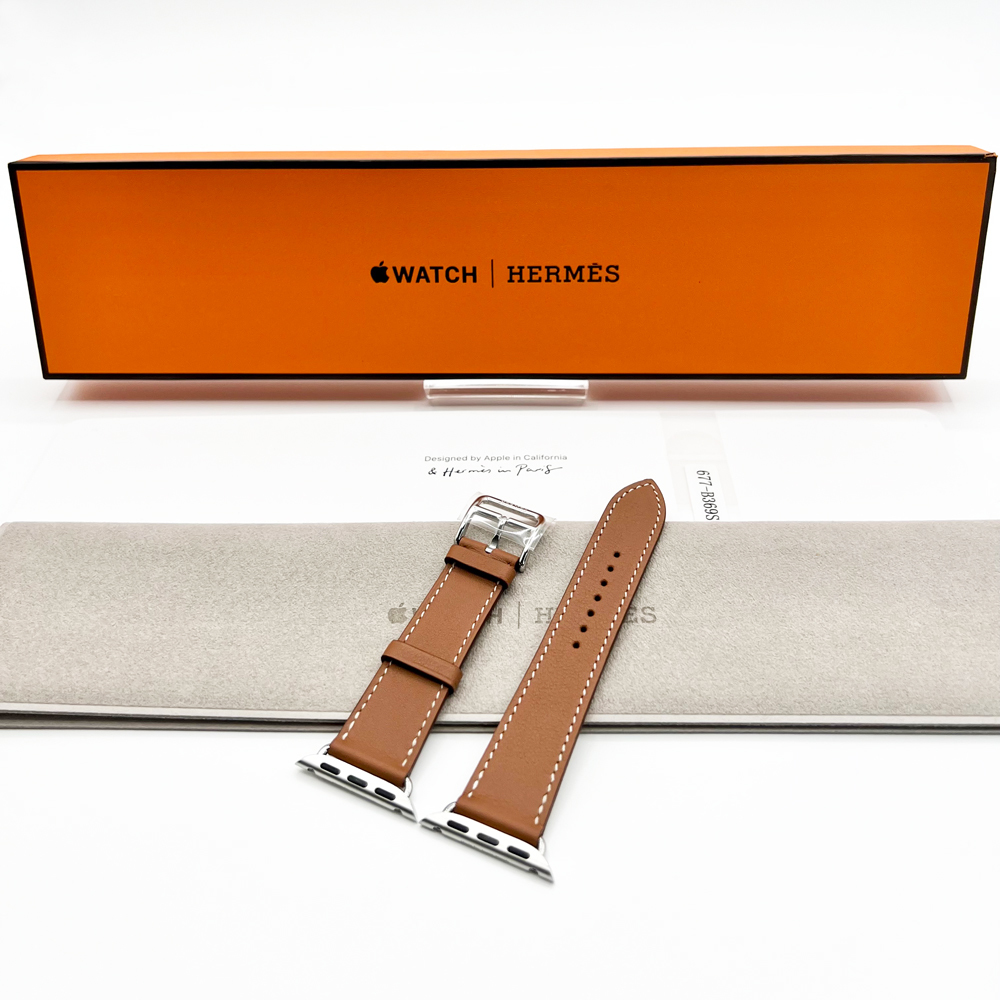 【極美品】アップルウォッチ エルメス Apple Watch Hermes シンプルトゥール レザーバンド 送料無料 送料込み