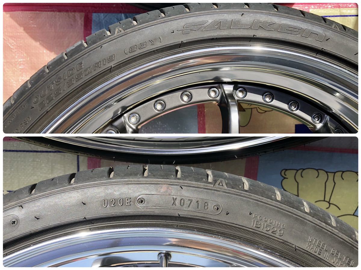 SSR プロフェッサー SP3 19inch 8.5J INSET 45 PCD114.3 FALKEN