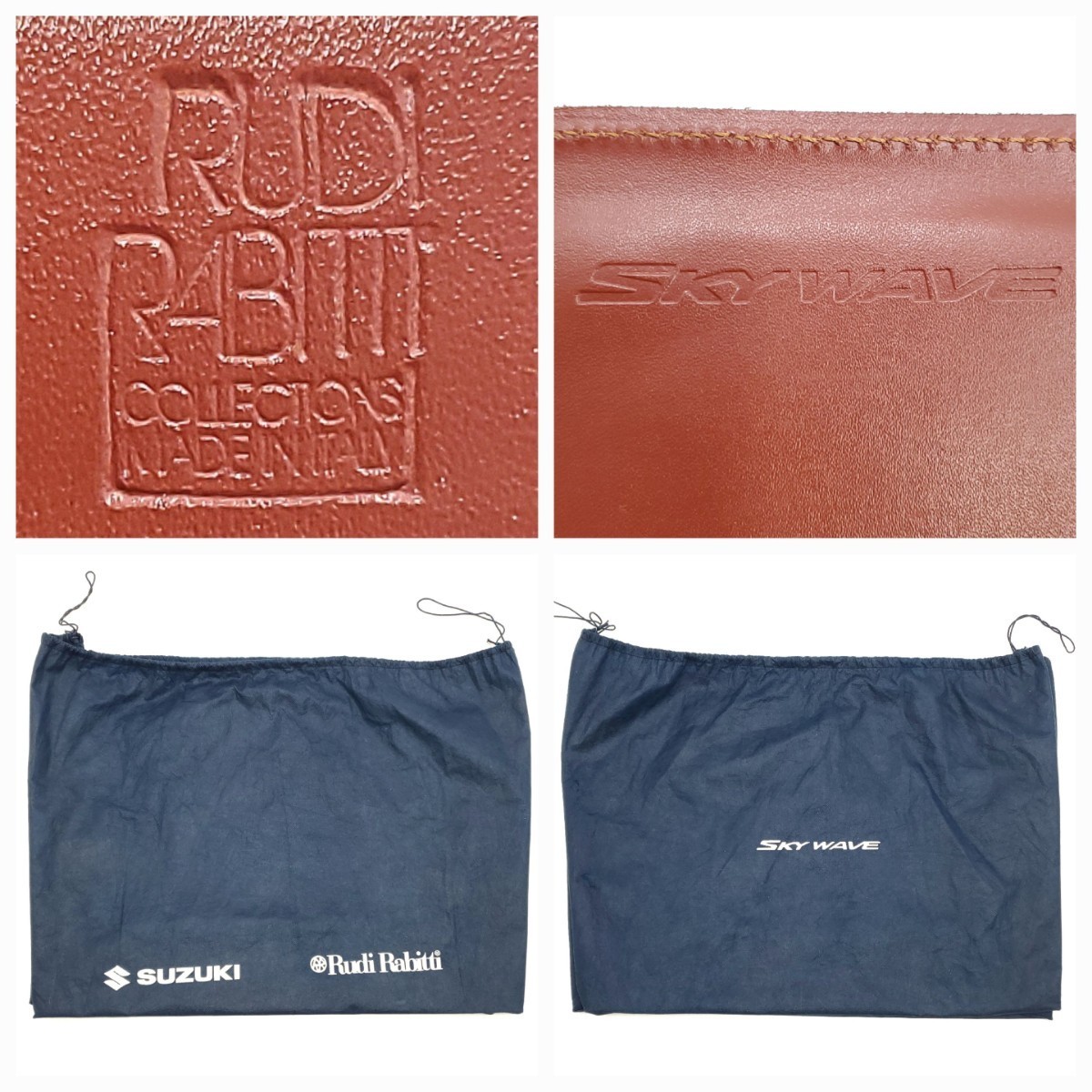 非売品SUZUKI別注イタリア製 Rudi Rabitti 美品レザートランク茶 非売品SUZUKI別注イタリア製 Rudi Rabitti 美品レザートランク茶