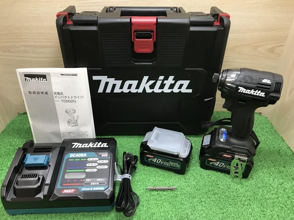 012◇未使用品◇マキタ 40Vmax2.5Ah充電式インパクトドライバ