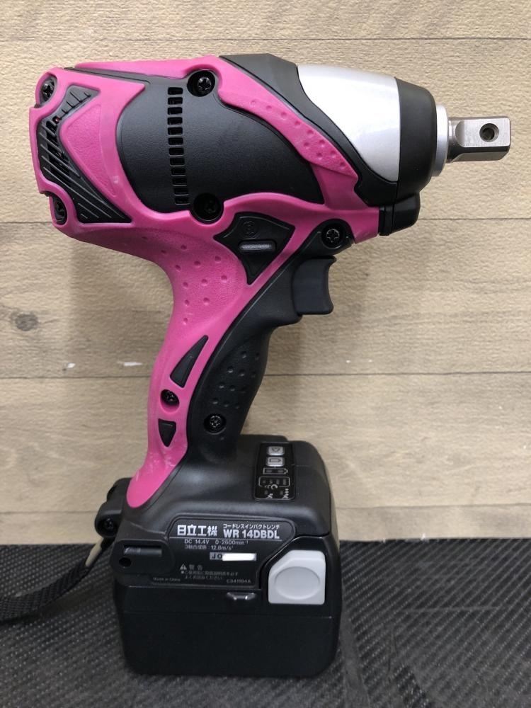 016□未使用品□日立工機 HITACHI コードレスインパクトレンチ 14.4V