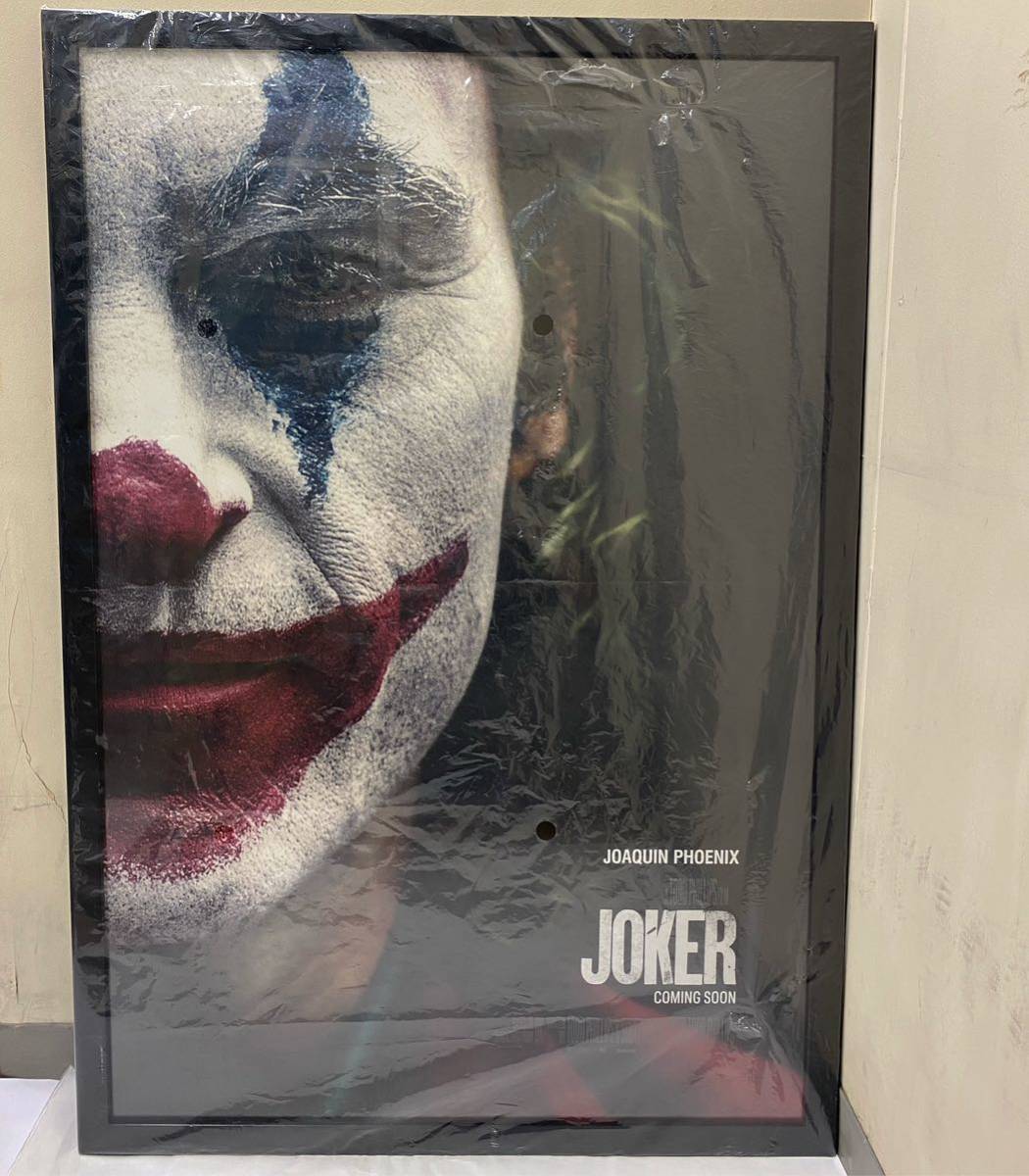【貴重】 JOKER US版 オリジナルポスター プロモーション ホアキン・フェニックス Joaquin Phoenix BATMAN バットマン ジョーカー