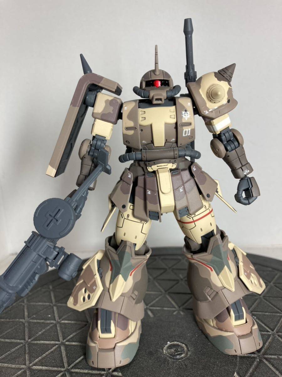 Yahoo!オークション - ☆ＨＧ 1/144 高機動型ザク 地上用 (エグバ機) 塗...