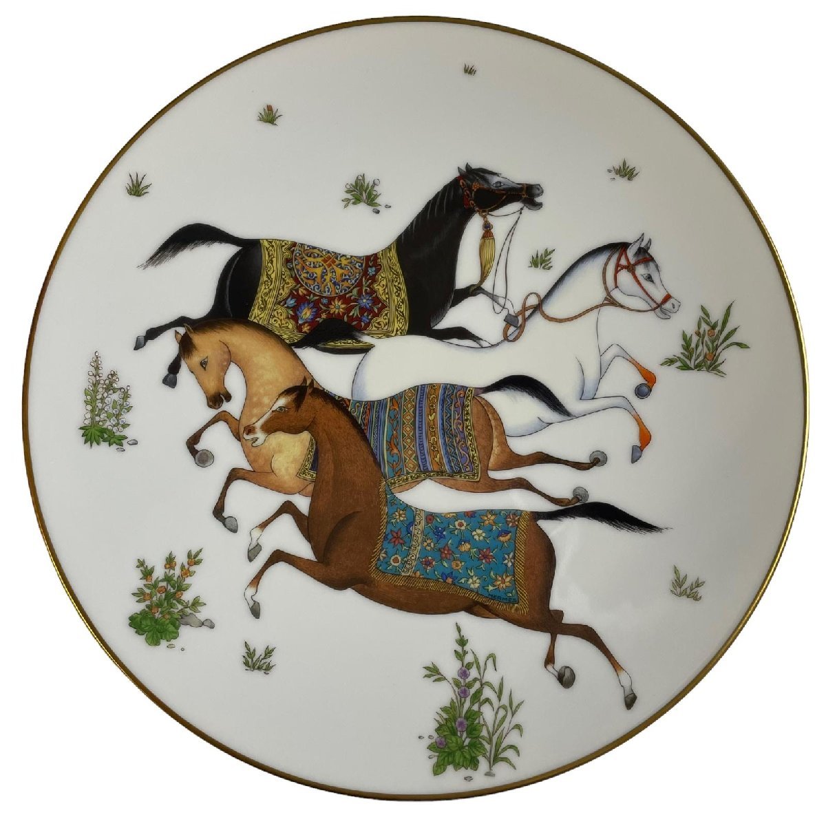 ☆ HERMES エルメス Cheval dOrient シュヴァルドリアン プレート 21.5