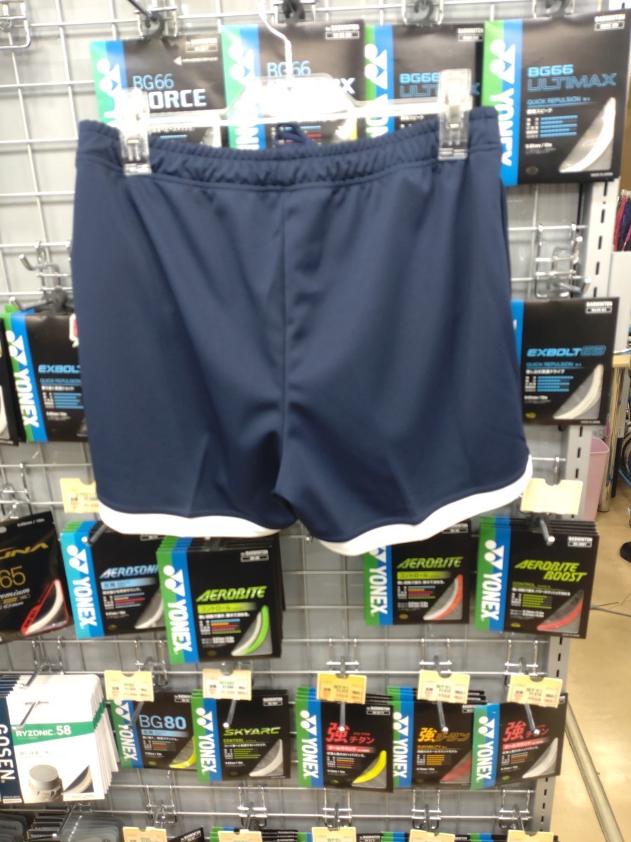 【25022 019 O】YONEX ウィメンズニットショートパンツ ネイビー Oサイズ 新品 未使用 タグ付き バドミントン テニス 定価5280円_画像3