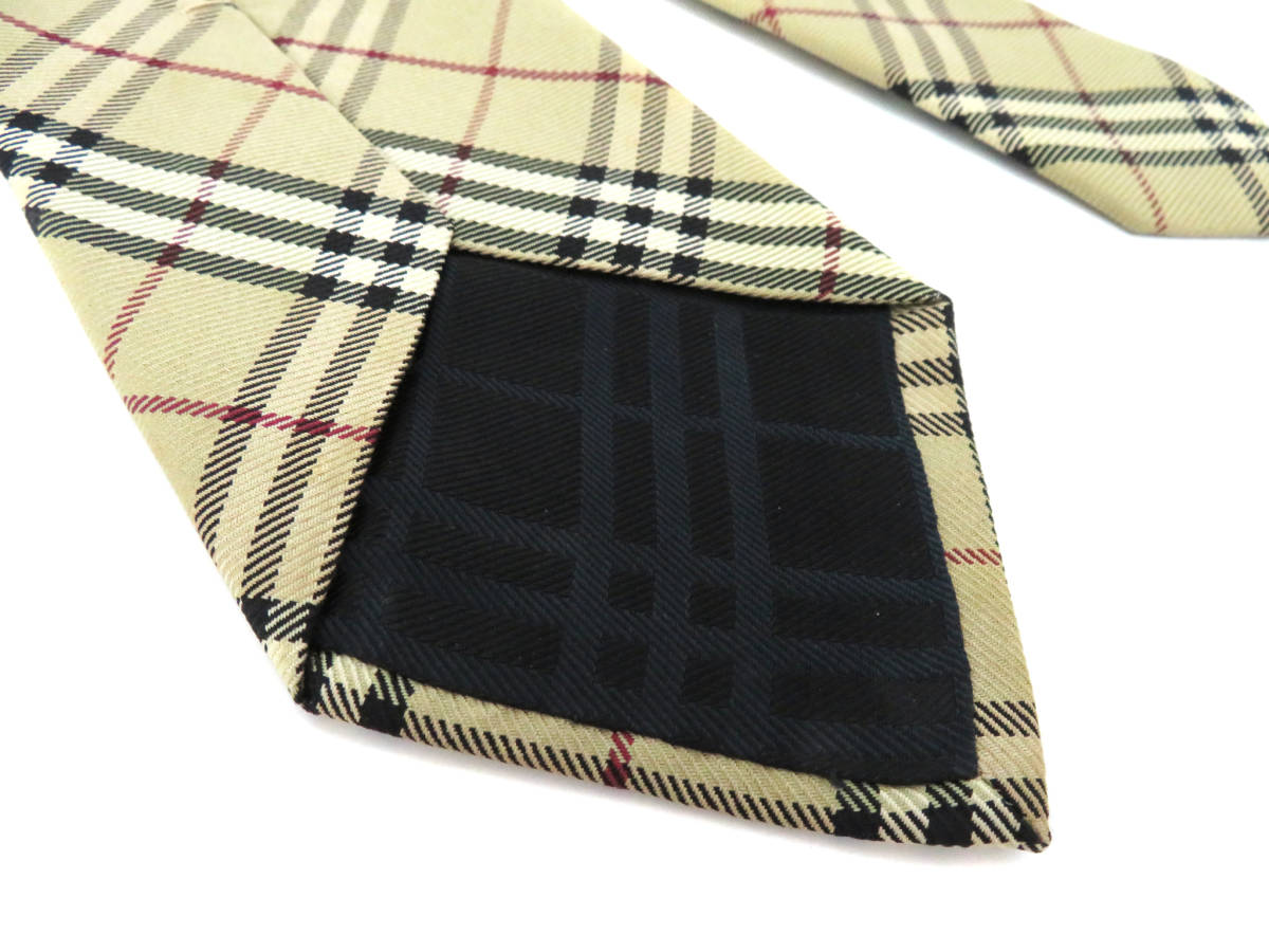 即納再入荷】 BURBERRYバーバリーメンズ 紳士 シルク100 ネクタイ