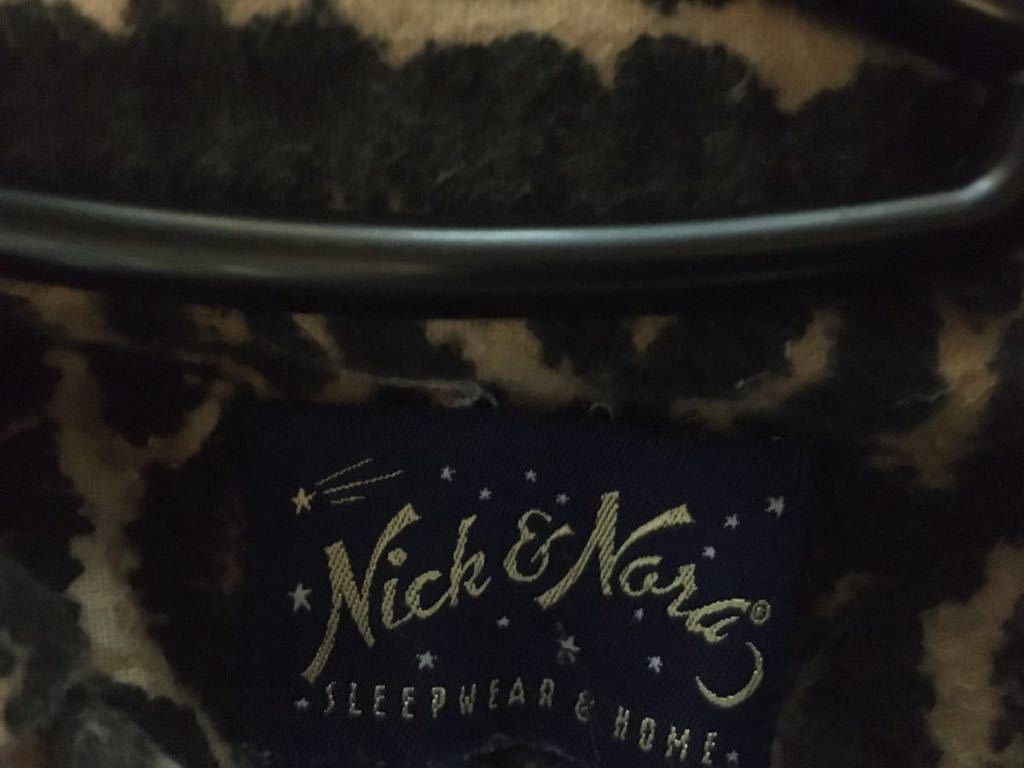 カートコバーン 私物 vintage nick&nora レオパード パジャマ