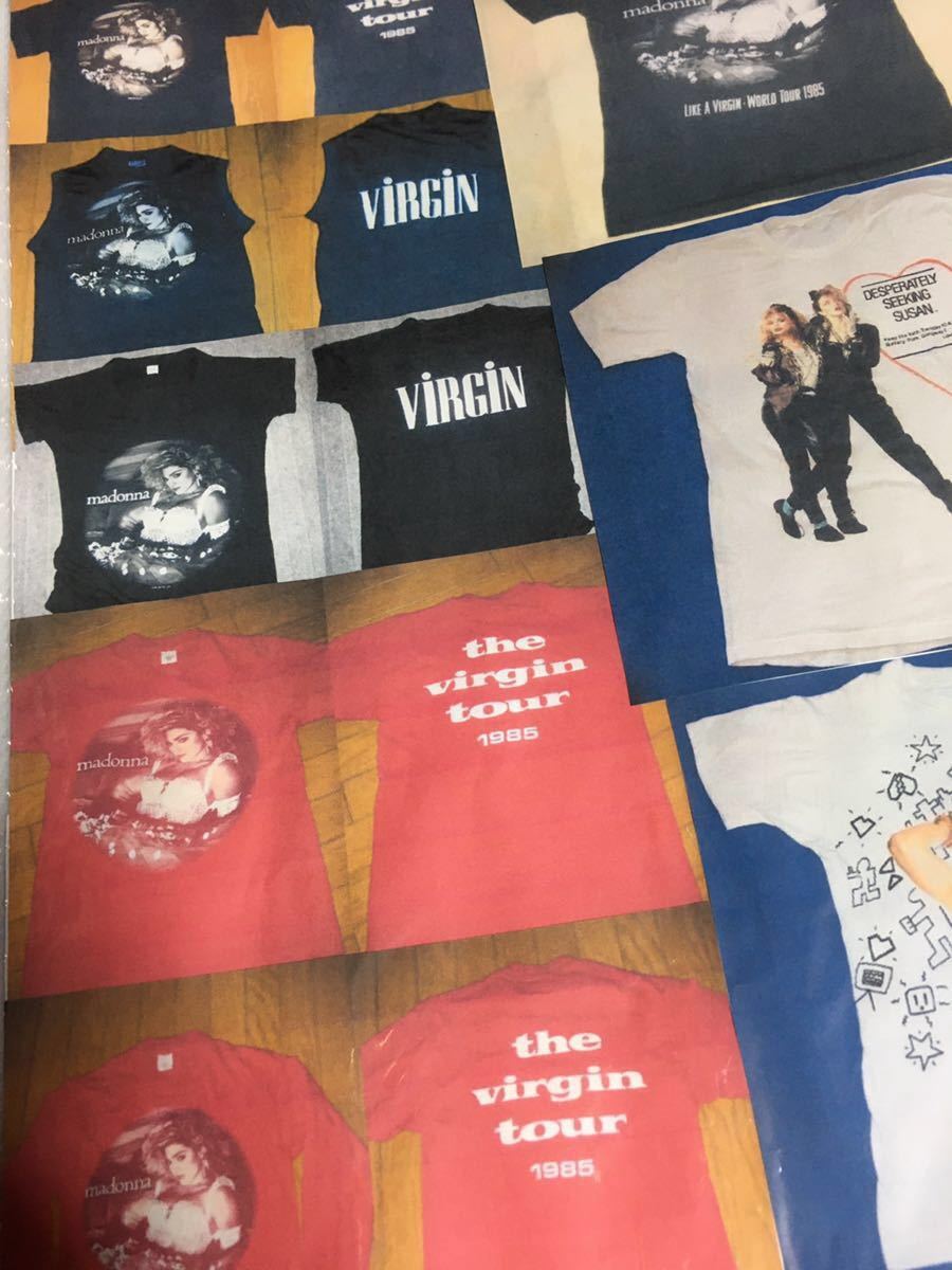 キムタク 私物 同型同色 vintage madonna 85年 the virgin tour t