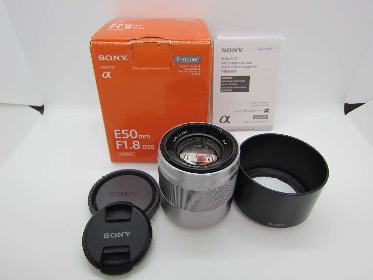 美品】Sony ソニー 50mm F1 8 OSS デジタル一眼カメラα[Eマウント]用