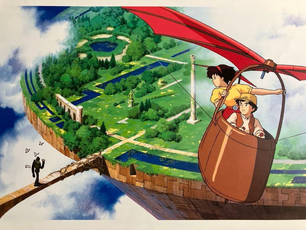 スタジオジブリ 天空の城ラピュタ ポスター カレンダー 額装品 - 通販