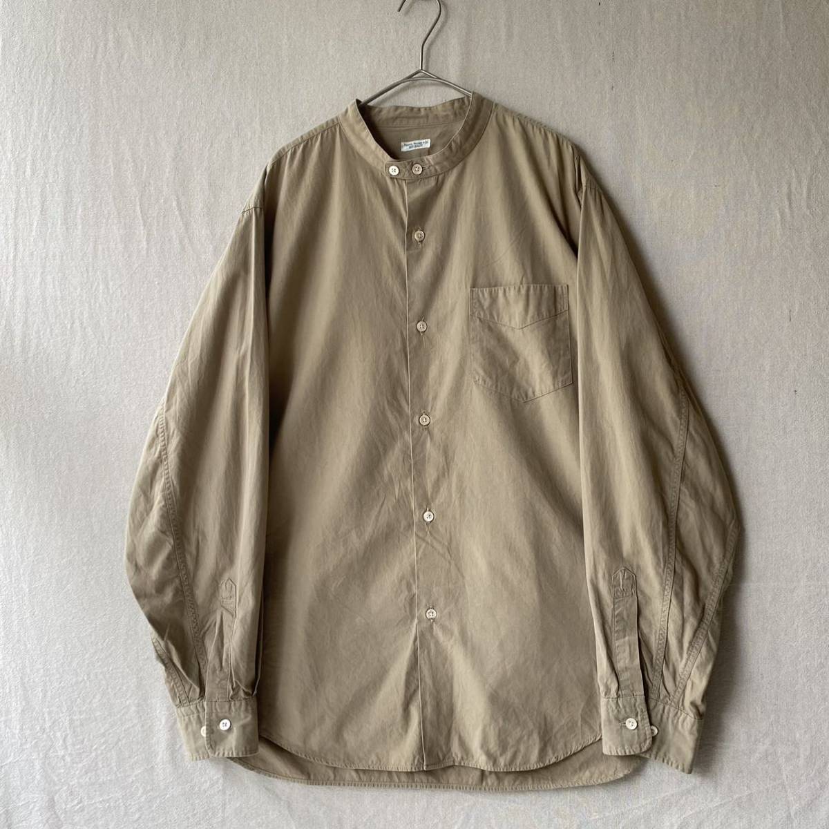 超安い MAKERS PHIGVEL & sale T3-04208-1638 チンスト カーキ ベージュ コットン L 3 / シャツ バンドカラー Co. Lサイズ 超安い MAKERS PHIGVEL & sale T3-04208-1638 チンスト カーキ ベージュ コットン L 3 / シャツ バンドカラー Co. Lサイズ