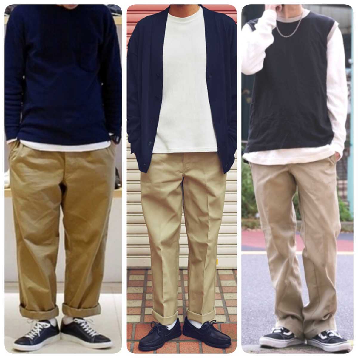 新品未使用 ディッキーズ ワークパンツ カーキ 874 KH 34×32 Dickies チノパン_画像4