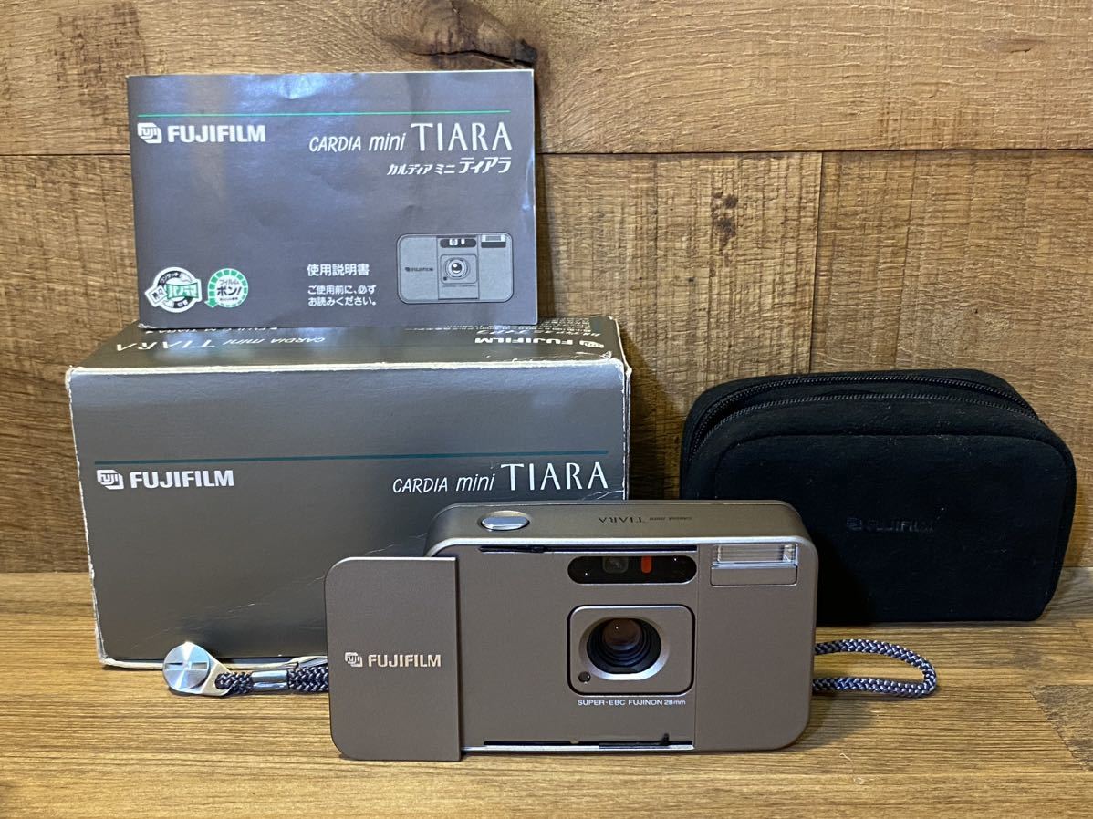 【ジャンク】稀少 FUJIFILM フジフィルム CARDIA mini TIARA#200102-