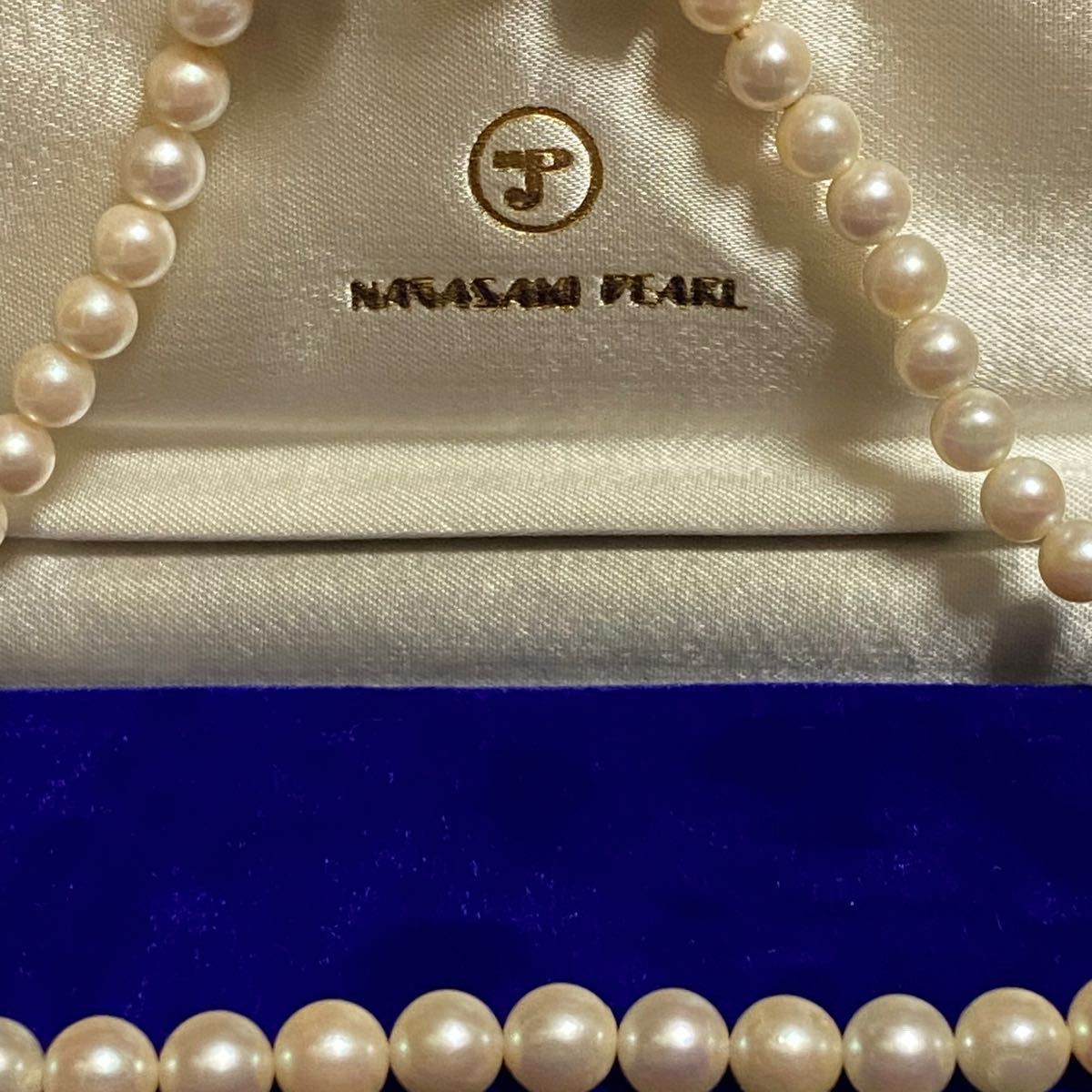 Nagasaki Pearl 長崎パール ネックレス ケース 箱付き留め具 Nagasaki Pearl 長崎パール ネックレス ケース 箱付き留め具