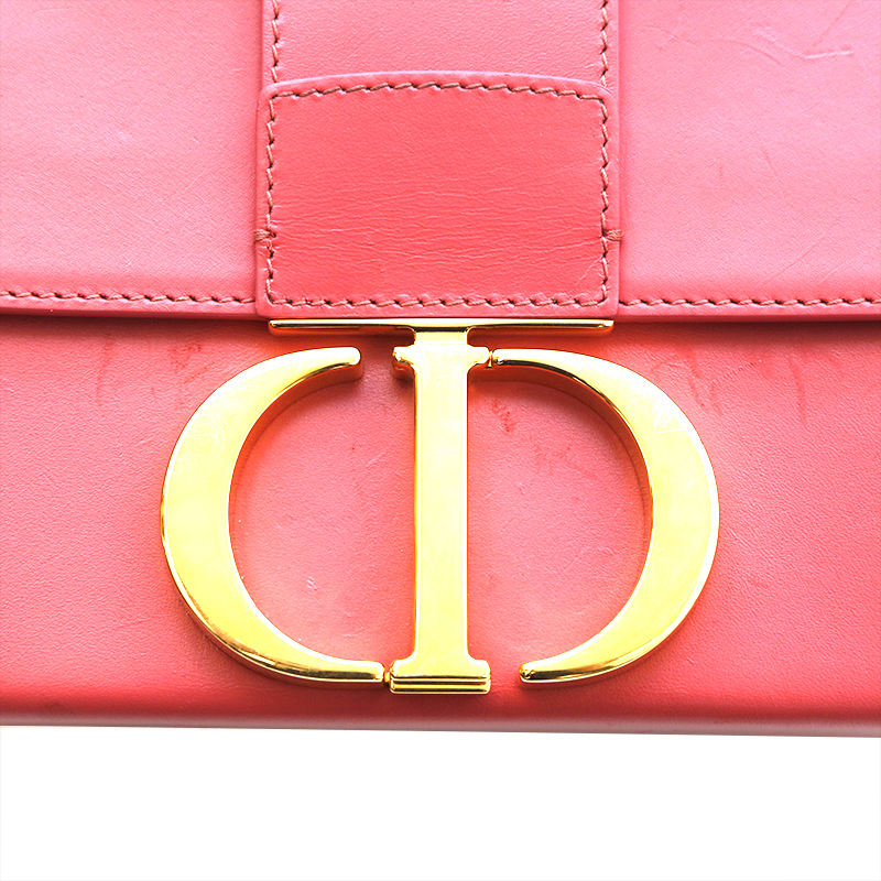 クリスチャンディオール Christian Dior ショルダーバッグ 30 モンテーニュ ボックス ピンク_画像7