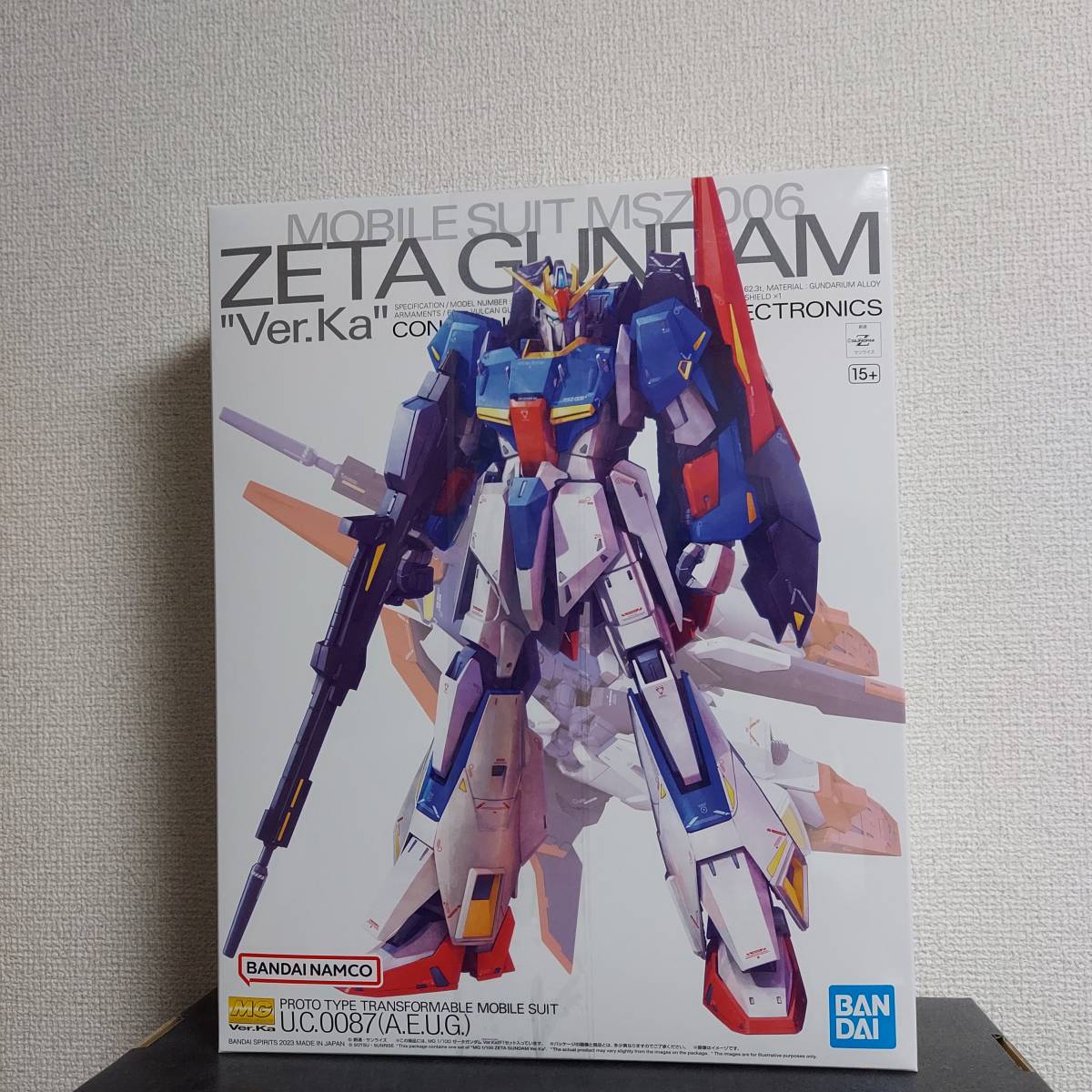 特別訳あり特価】 MG 1 100 ゼータガンダム Ver.Ka 新品未組み立て