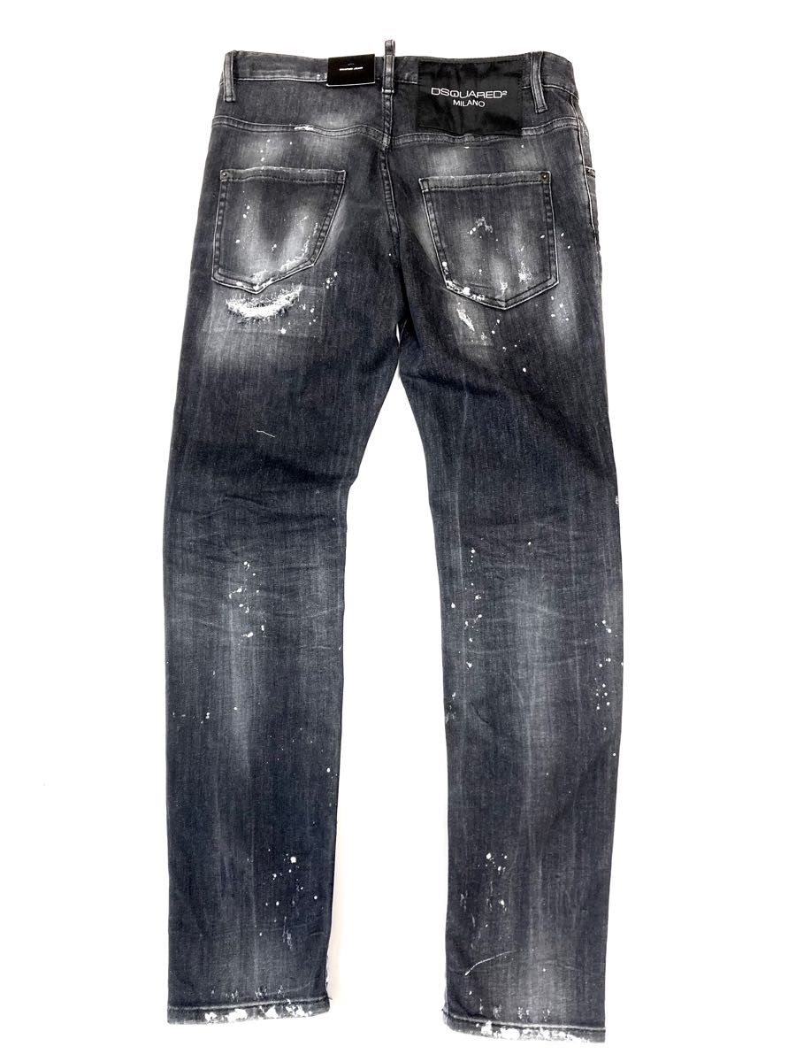 シルバー/レッド 新品 13万 DSQUARED2 ディースクエアード デカジップ