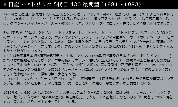 新品未開封・未組立ABCホビー66120 日産430セドリック旧車希少 新品未開封・未組立ABCホビー66120 日産430セドリック旧車希少