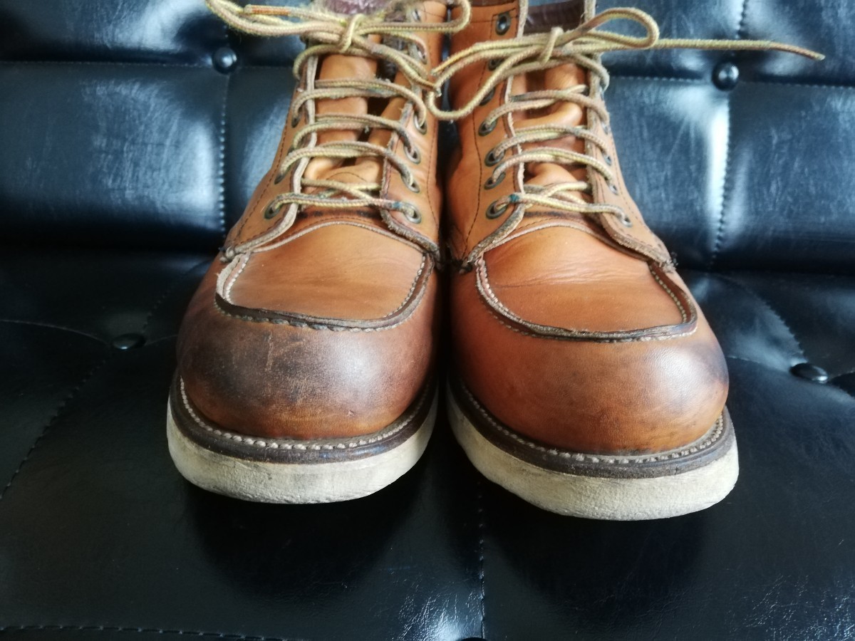 希少 97年製 犬刻印 REDWING アイリッシュセッター 875 8.5D レッドウィング USA製 オロイジナル 6インチ モックトゥ_画像5