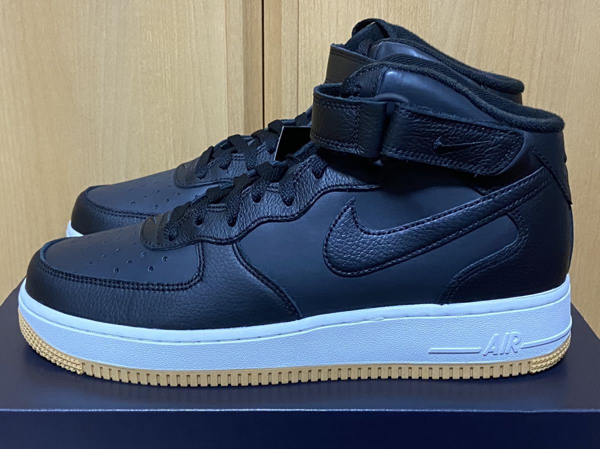 ◇新品 国内正規品 NIKE AIR FORCE 1 MID '07 LX DV7585-001 US9.5 27.5センチ ANTHRACITE/BLACK ナイキ エアフォース1ミッド ブラック_画像1