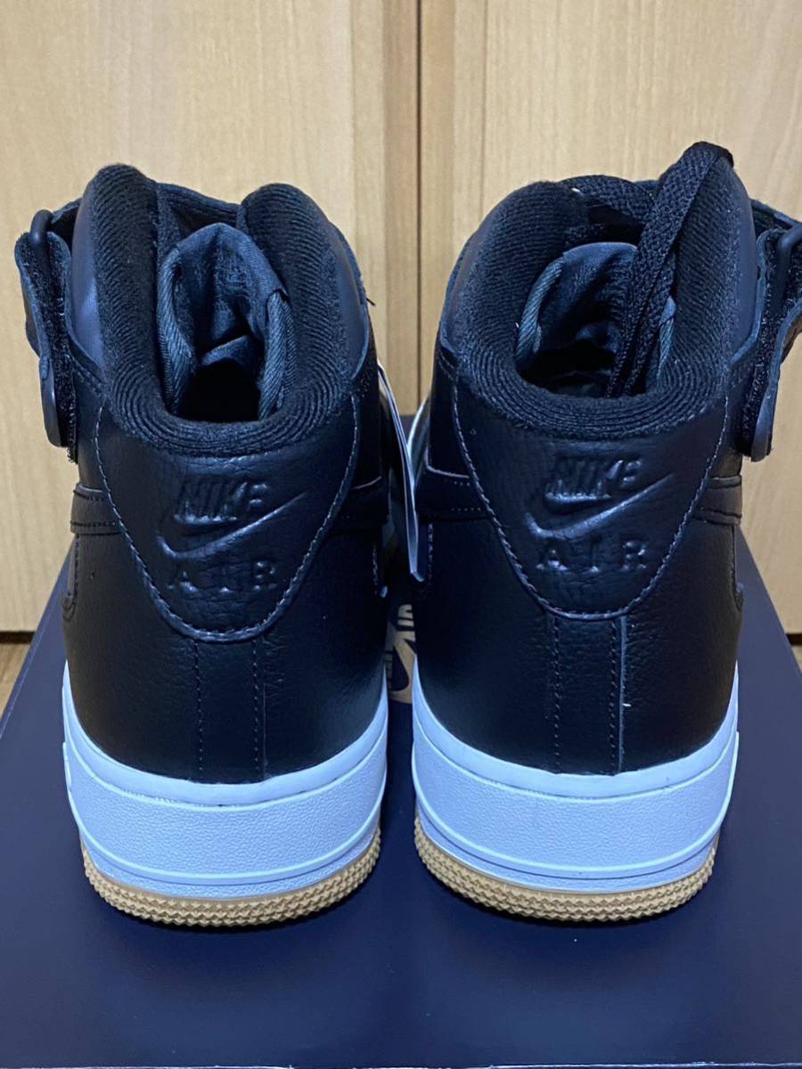 ◇新品 国内正規品 NIKE AIR FORCE 1 MID '07 LX DV7585-001 US9.5 27.5センチ ANTHRACITE/BLACK ナイキ エアフォース1ミッド ブラック_画像3