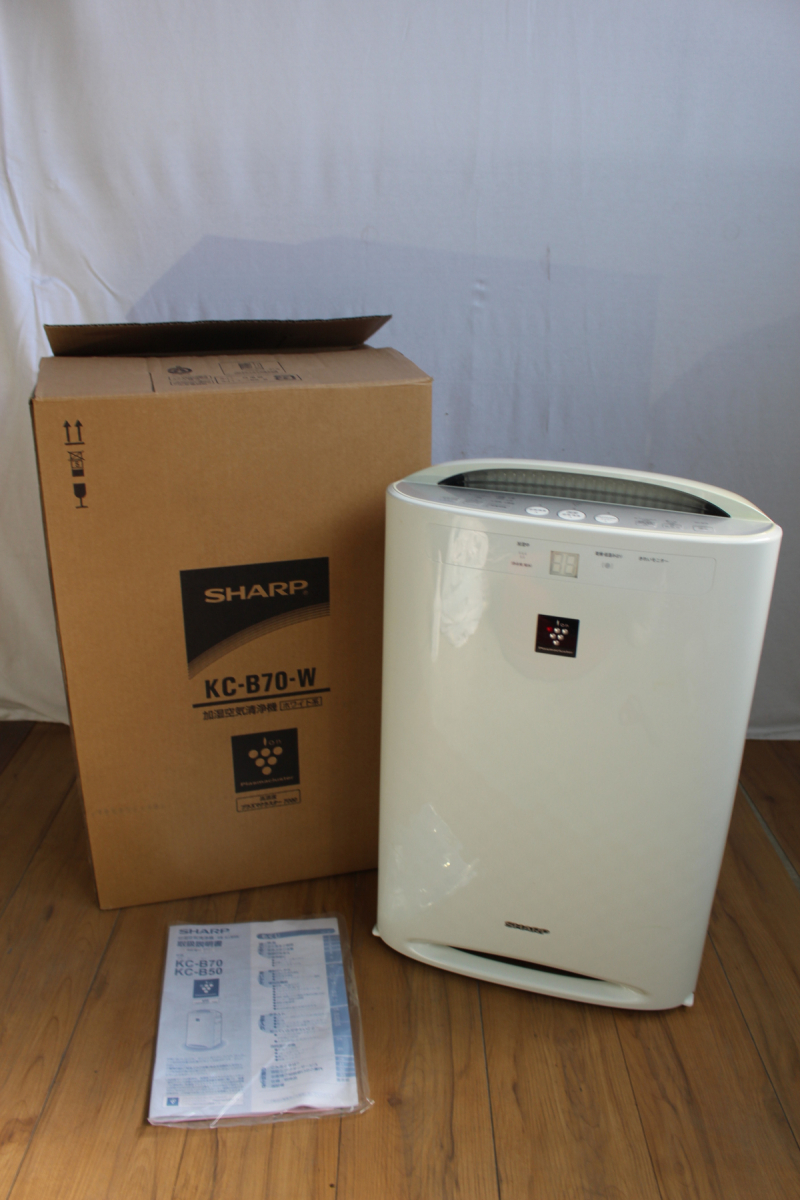 64GOJ SHARP シャープ 加湿空気清浄機 KC-B70-W 2014年製 プラズマクラスター
