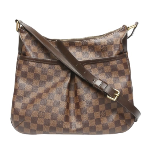 ルイヴィトン ショルダーバッグ N42251 斜めがけ ダミエ ブルームズベリPM LOUIS VUITTON ブラウン レディース 中古_画像1