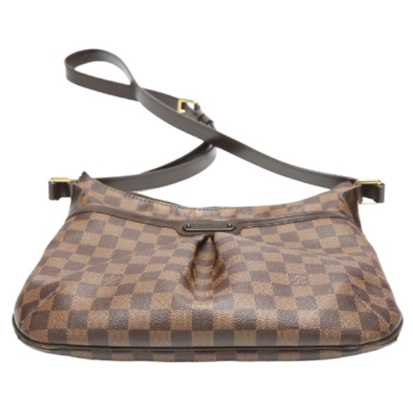 ルイヴィトン ショルダーバッグ N42251 斜めがけ ダミエ ブルームズベリPM LOUIS VUITTON ブラウン レディース 中古_画像3