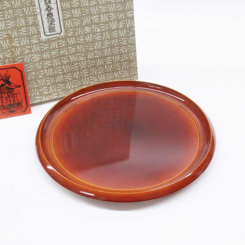 25%OFF 飛騨春慶塗 丸盆 直径30cm agapeeurope.org