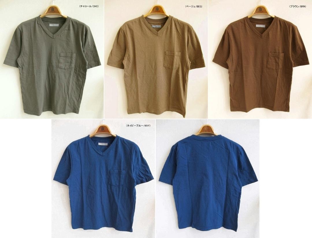 新品の Goodwear (グッドウェア) Vネック ポケットTシャツ ¥5,830 税込GDW37ブラウン(BRN) M_画像6