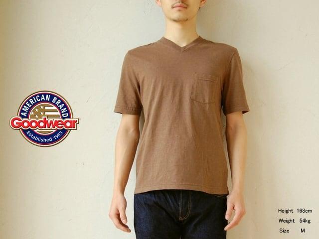 新品 Goodwear (グッドウェア) Vネック ポケットTシャツ ¥5,830 税込GDW37 ベージュ(BEG) M_画像4