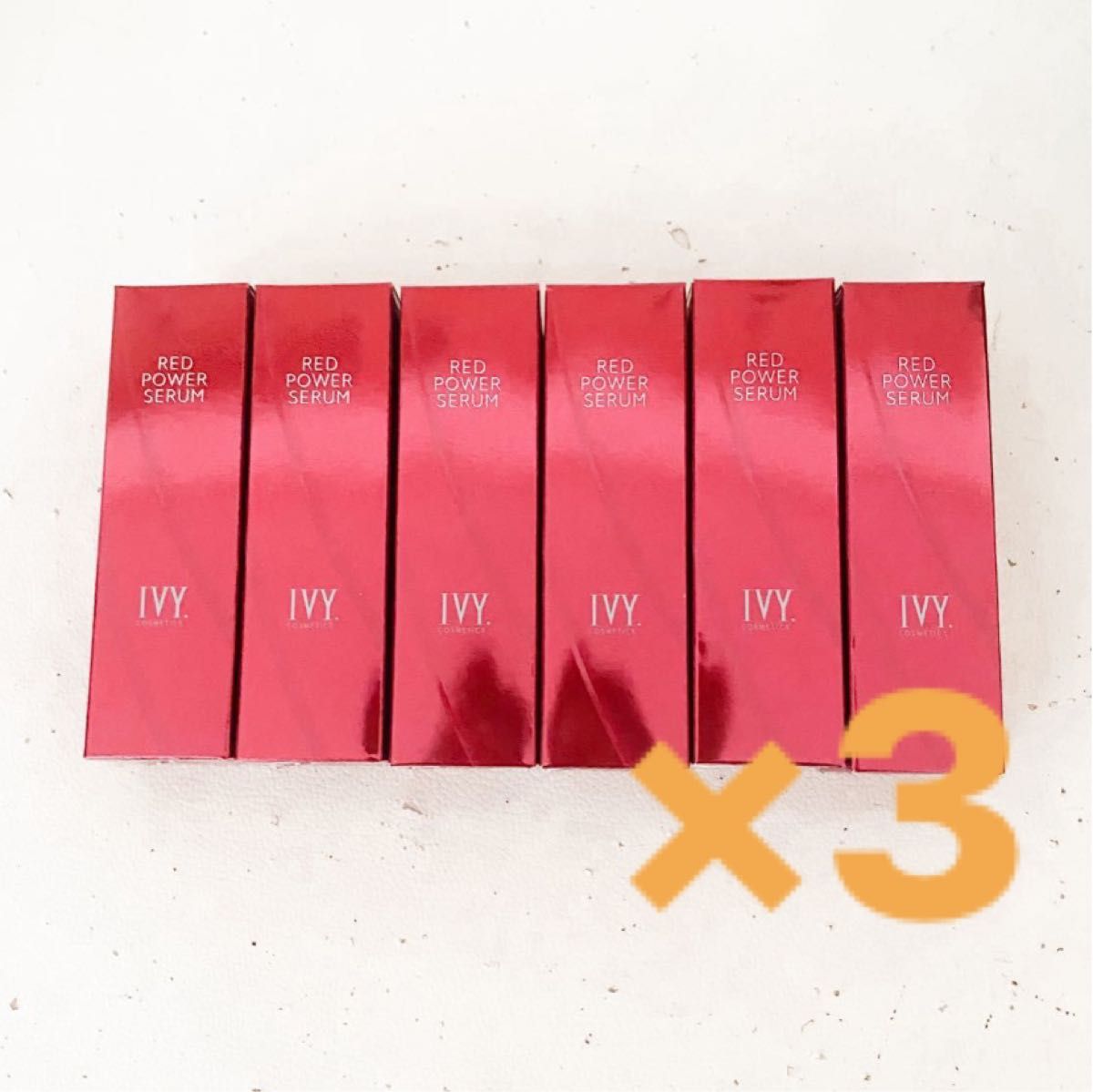 レッドパワーセラム 6点BOX×3箱 アイビー化粧品