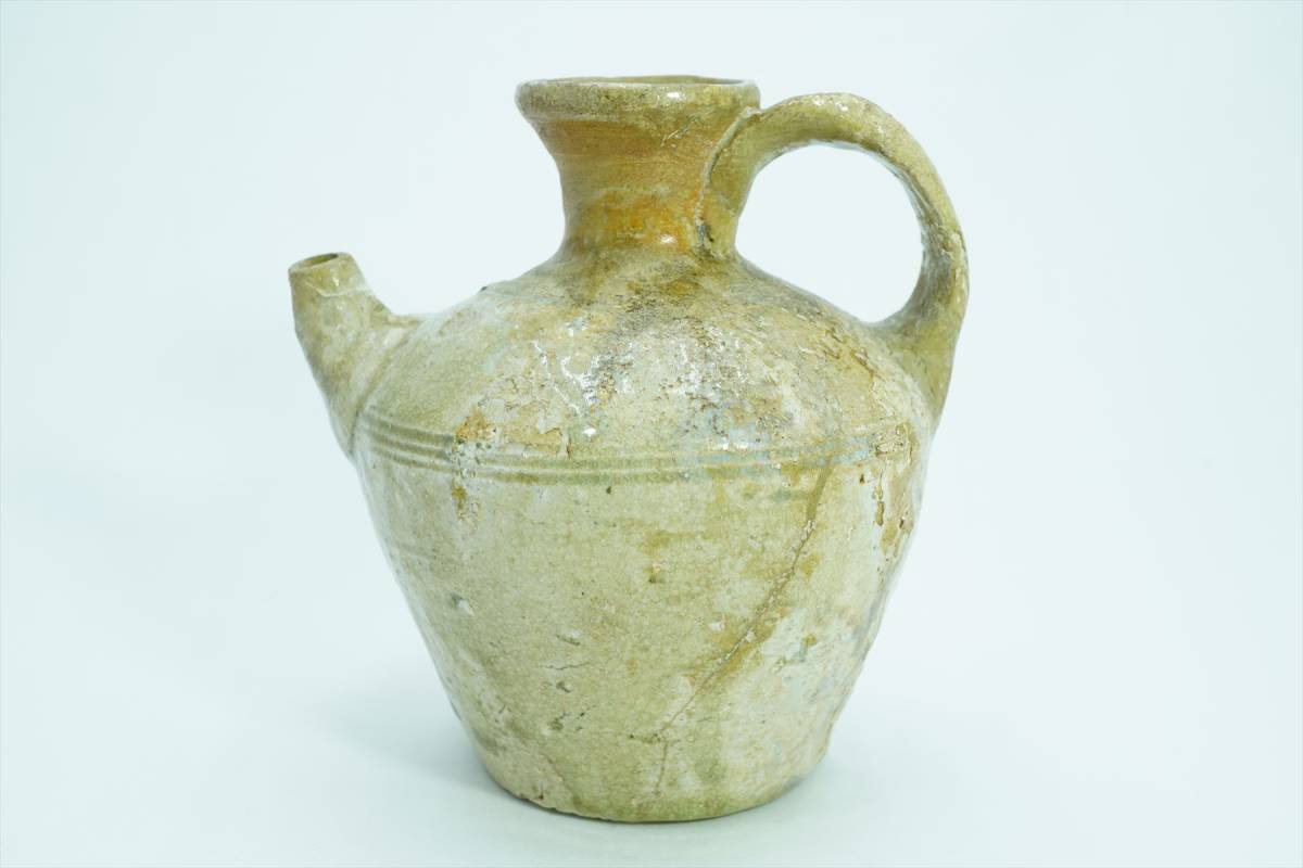 灰釉手付三筋水差出土品鎌倉時代共箱付No.189 | JChere雅虎拍卖代购