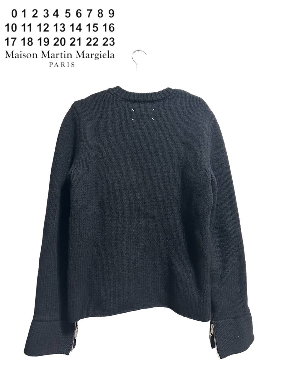 Maison Margiela　ZIP sleeve sweater 17AW ジップニット　セーター　厚手　マルジェラ