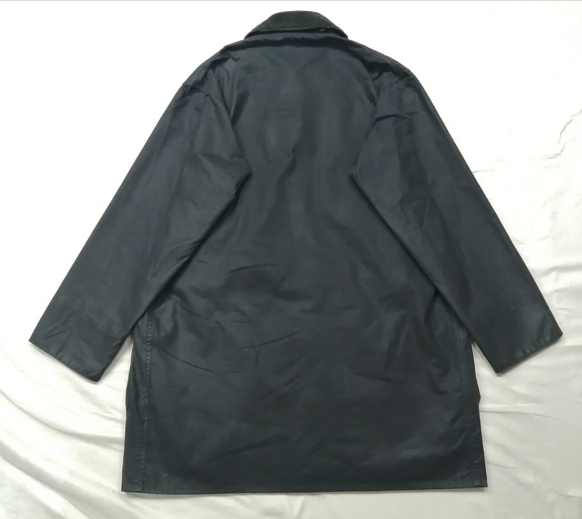Vintage 80s90s BARBOUR border c40 美品 3クレスト ビンテージ