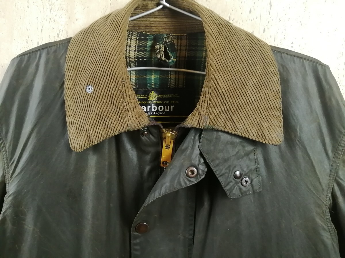 Special” Barbour burghley c38 1crest 最初期 セージ バブアー 1