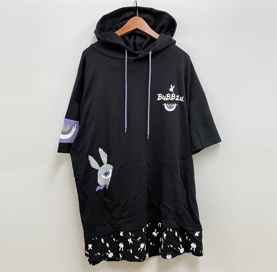 BuBBzu ココカラ禁止フェイクレイヤードプルパーカー - トップス BuBBzu ココカラ禁止フェイクレイヤードプルパーカー - トップス