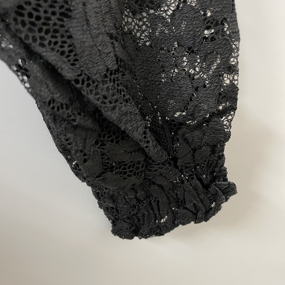  unused goods /L/ Re:EDIT black lace bra light adult put on .. brilliant on goods 5 minute sleeve tops femi person casual stretch black color li Eddie 