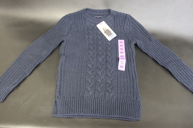 NAUTICA Nautica lady's knitted sweater size XS* postage 510 jpy *