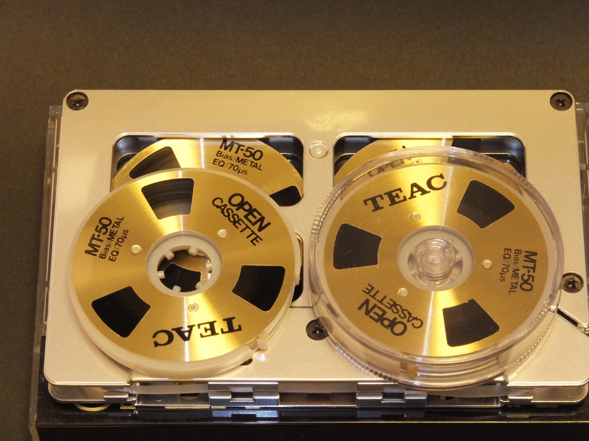  used used TEACo- spool open reel manner reel exchange type cassette tape MT50 metal position ×3 postage included!