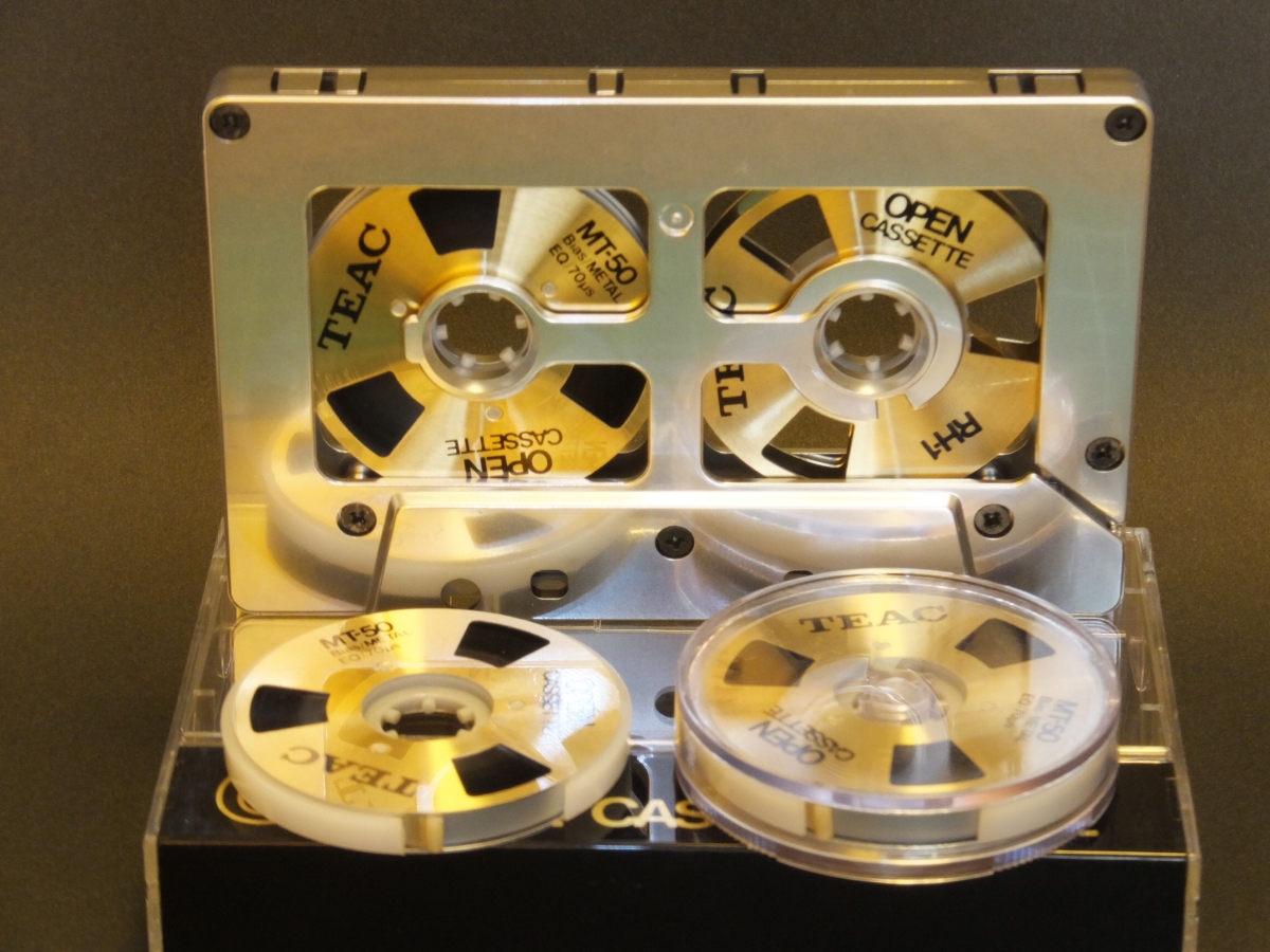  used used TEACo- spool open reel manner reel exchange type cassette tape MT50 metal position ×3 postage included!