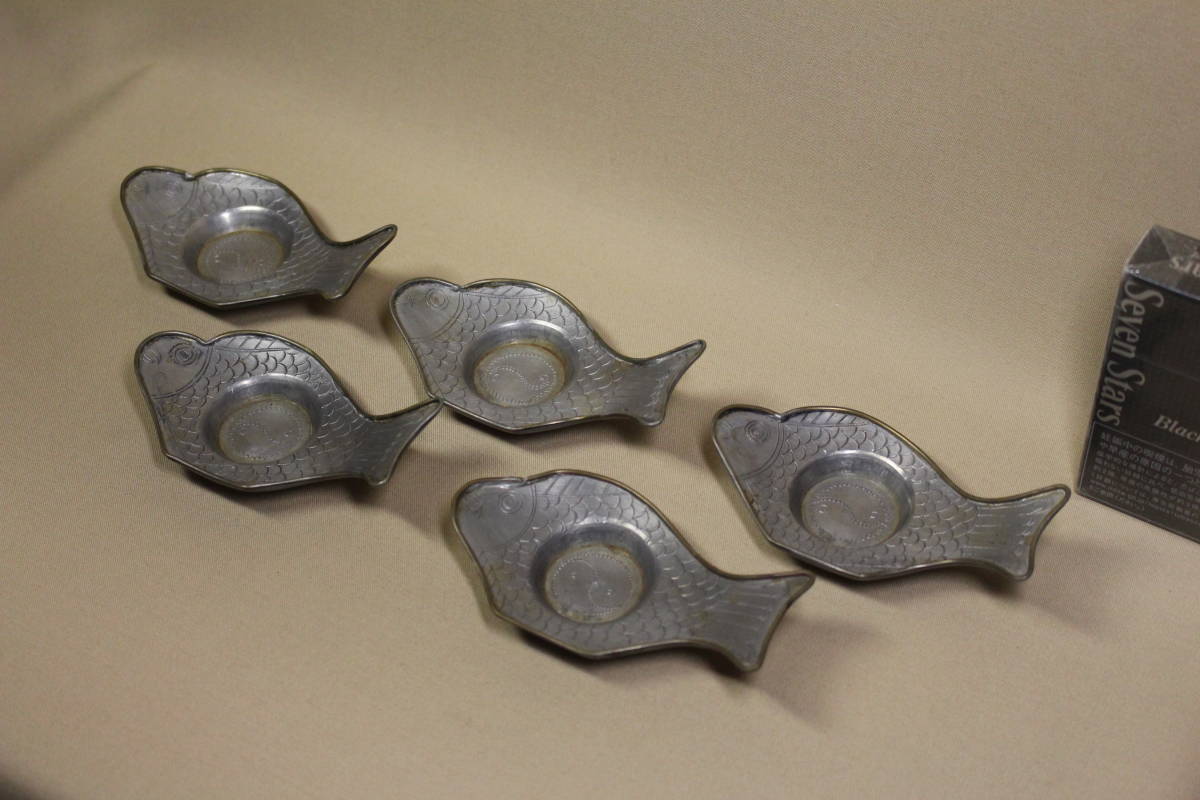 凛】 ☆間村自造 古錫 魚形 茶托 5客 煎茶道具☆ | normanhubbard.com