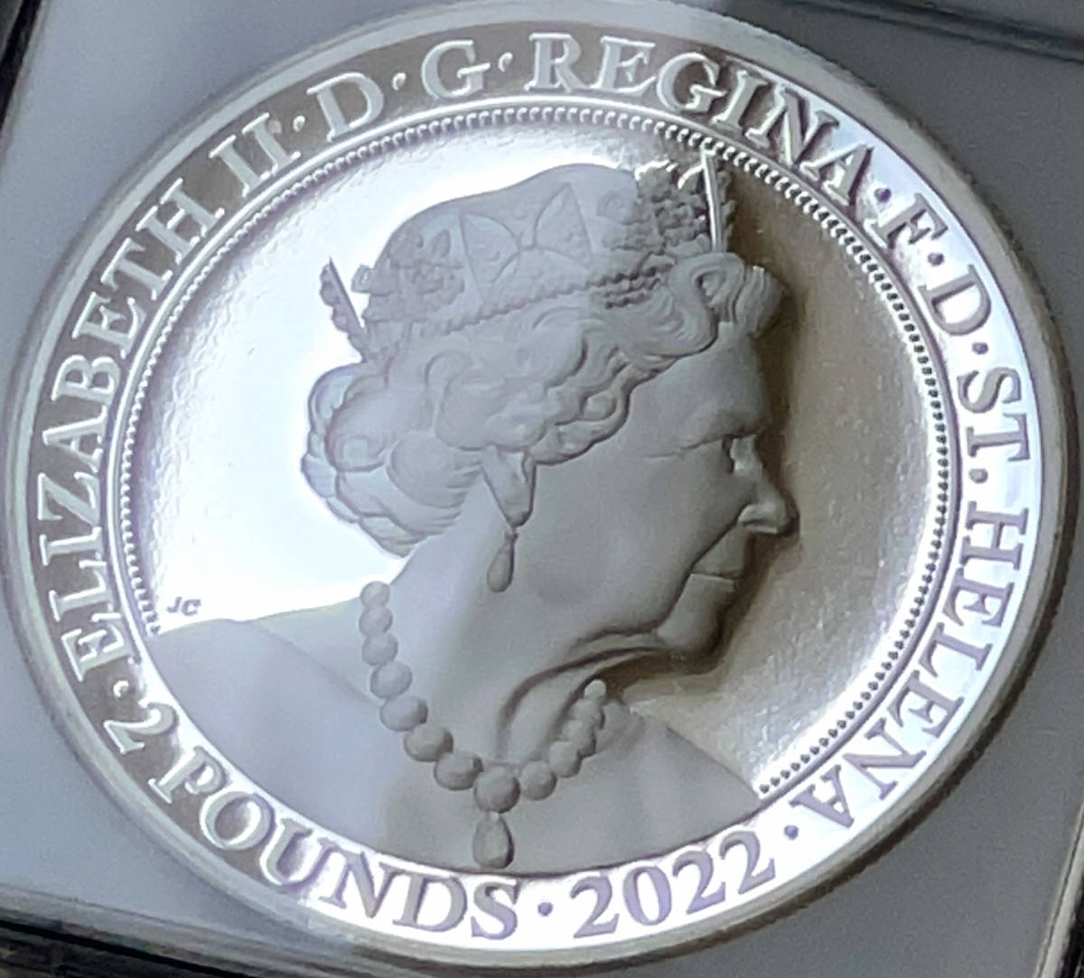 PF69 2022年 セントヘレナ プラチナジュビリー 1オンス銀貨